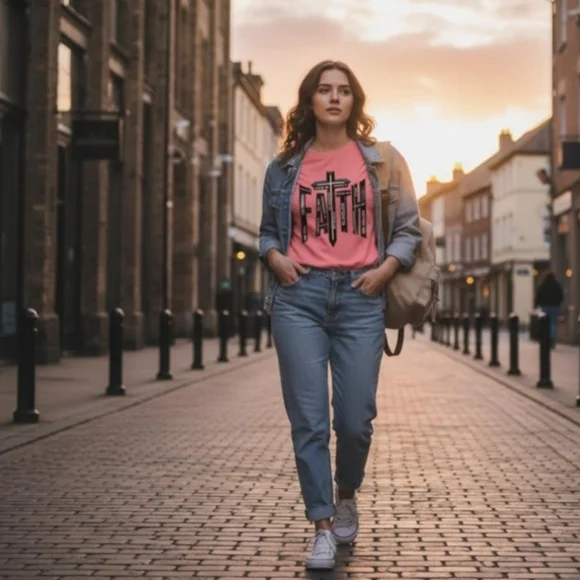 Pink Graphic T-Shirt - Picture 2 of 2